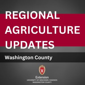 Regional Agriculture Updates Washington County, with Extension logo