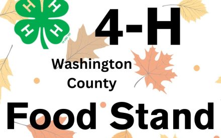 Upcoming 4-H Food Stand opportunities