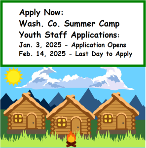 Apply now: Summer Camp staff positions