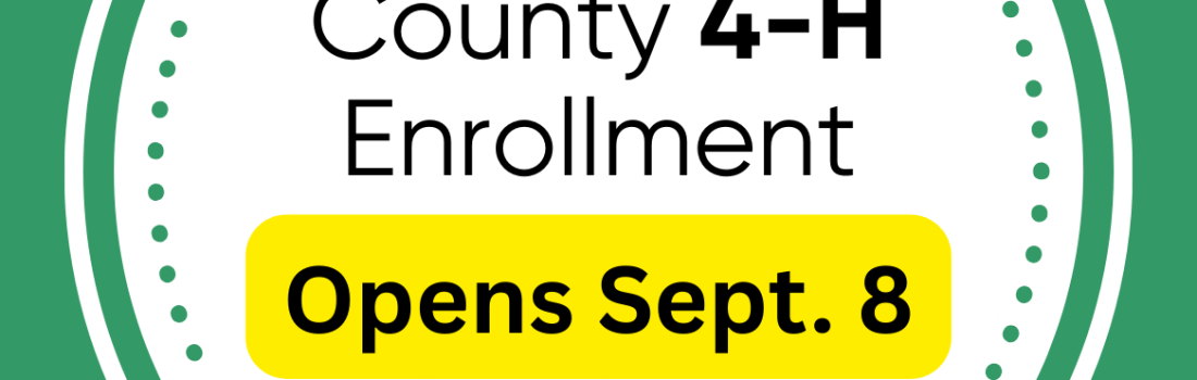 Washington County 4-H Enrollment opens Sept. 8 4honline.com