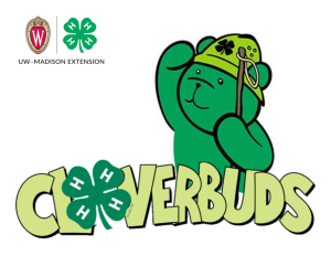 November Cloverbud Workshop