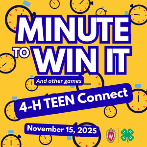 Nov. 15th Teen Connect: Minute to Win It and other games