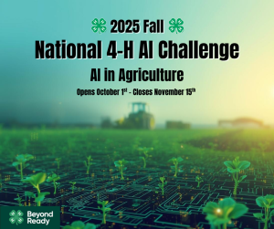 4-H Youth: ready to tackle Ag problems with AI?