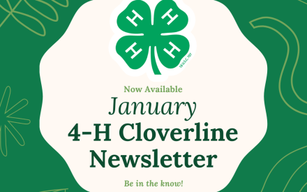 January Cloverline 4-H newsletter now posted