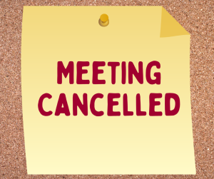 Wednesday evening, January 21, Shooting Sports project meeting cancelled