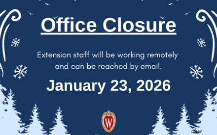 Extension office is closed January 23