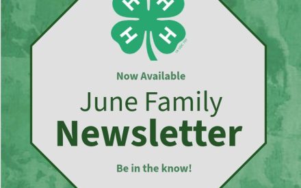 June Cloverline 4-H newsletter now posted