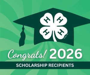 Ten 4-H Scholarships awarded by the Washington County 4-H Leaders Association
