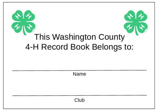 Record book label indicating name & club