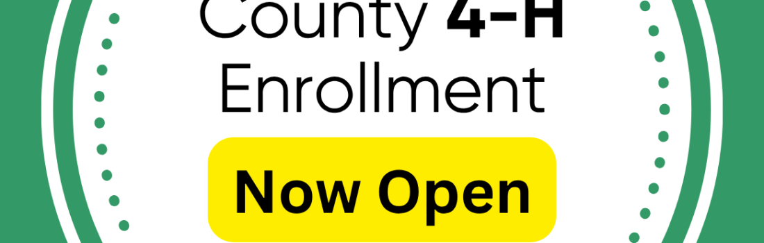 Washington County 4-H Enrollment Now Open 4honline.com