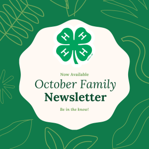 October Cloverline Newsletter Now Available